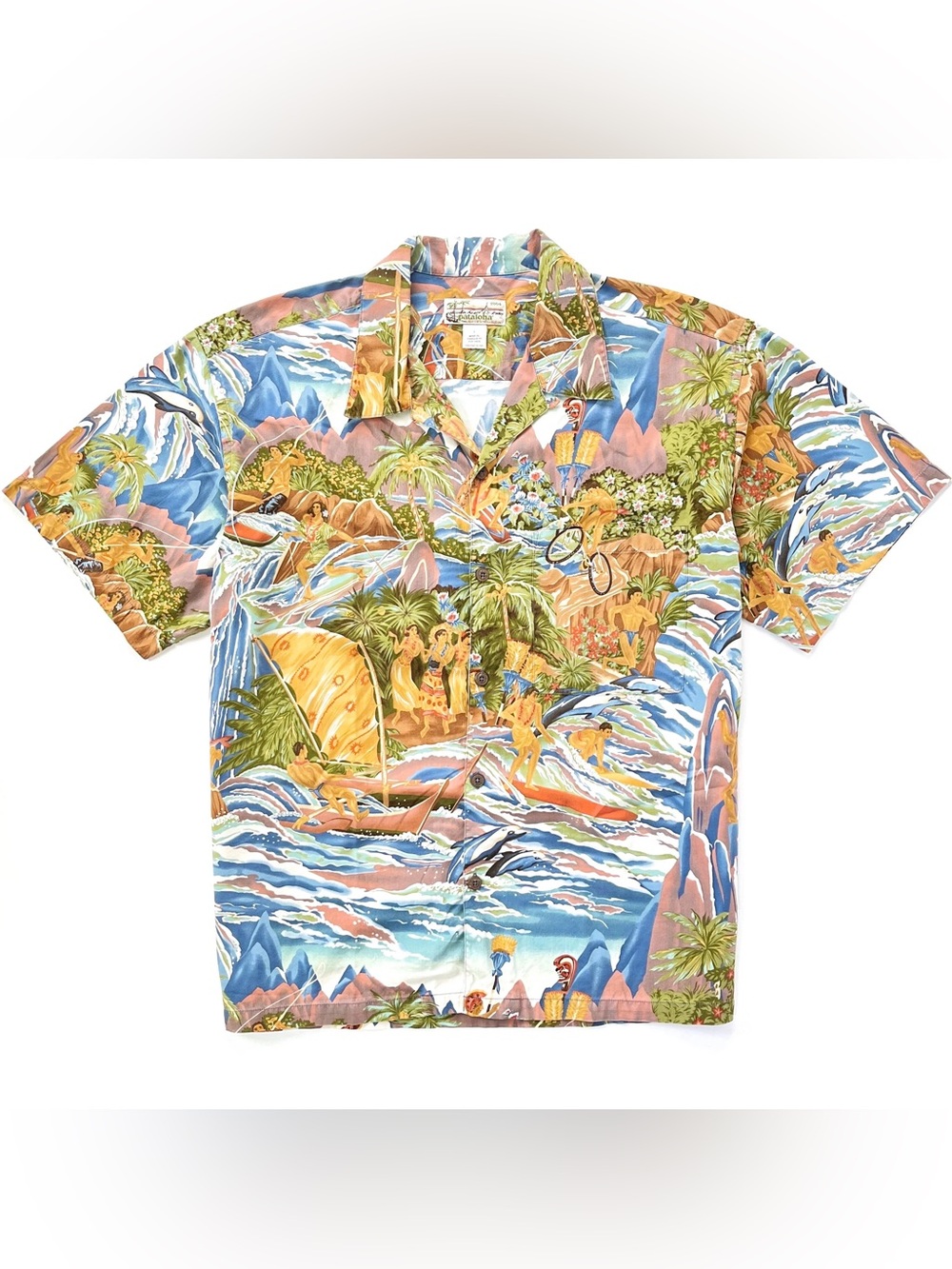 Patagonia 2004 Limited Edition Pataloha 2004 Paradise Print Rare Vintage Shirt
